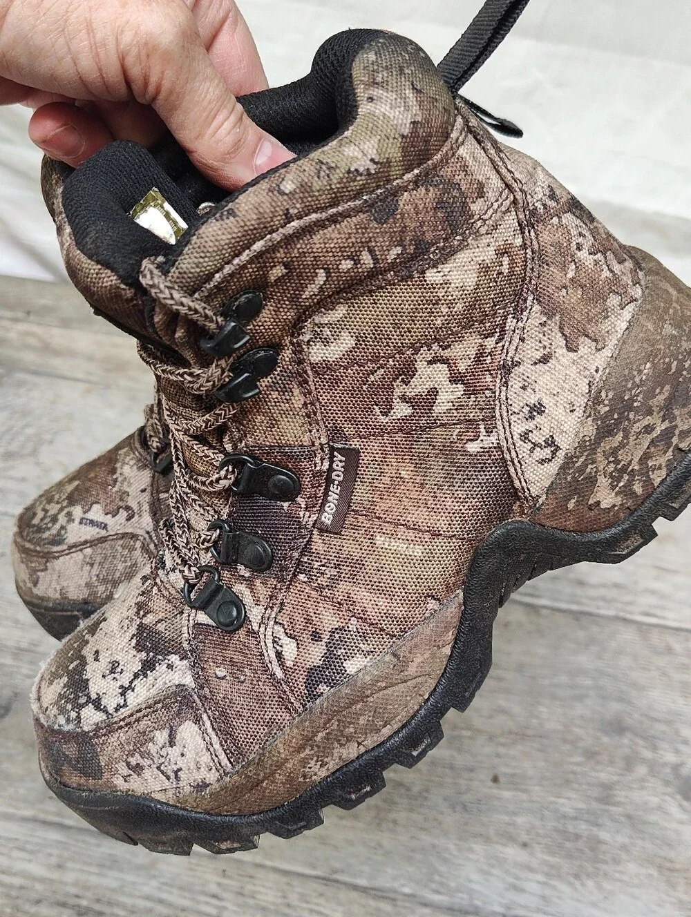 Red Head Kids Timberbuck Camo Hunting Hiking Boots Youth Size 3
